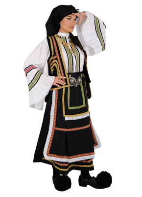 Sarakatsana Female Traditional Dance Costume